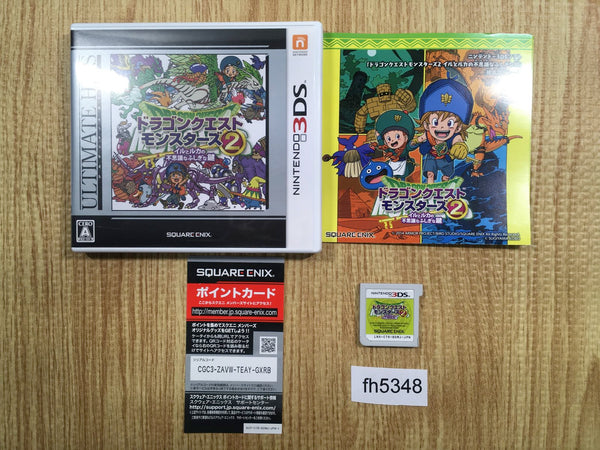 FH5348 Dragon Warrior Monsters 2 BOXED Nintendo 3DS Japan