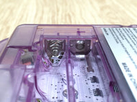 KH6078 Tested Working - GameBoy Pocket Clear Purple Game Boy Console Japan