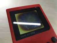 LG1028 With Defects - GameBoy Pocket Red Game Boy Console Japan