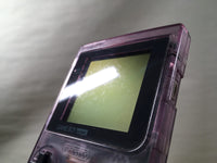 KH6078 Tested Working - GameBoy Pocket Clear Purple Game Boy Console Japan