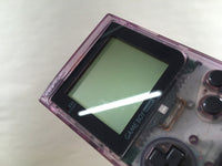 KH6078 Tested Working - GameBoy Pocket Clear Purple Game Boy Console Japan