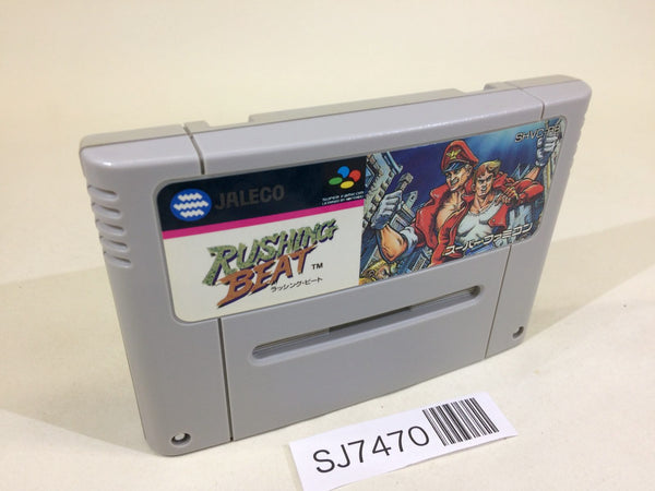 SJ7470 Rushing Beat Rival Turf! SNES Super Famicom Japan