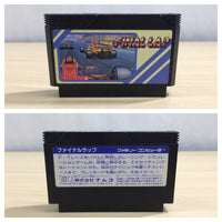 UE6224 Final Lap BOXED NES Famicom Japan
