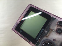 KH6078 Tested Working - GameBoy Pocket Clear Purple Game Boy Console Japan