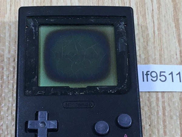 LF9511 With Defects - GameBoy Pocket Black Game Boy Console Japan