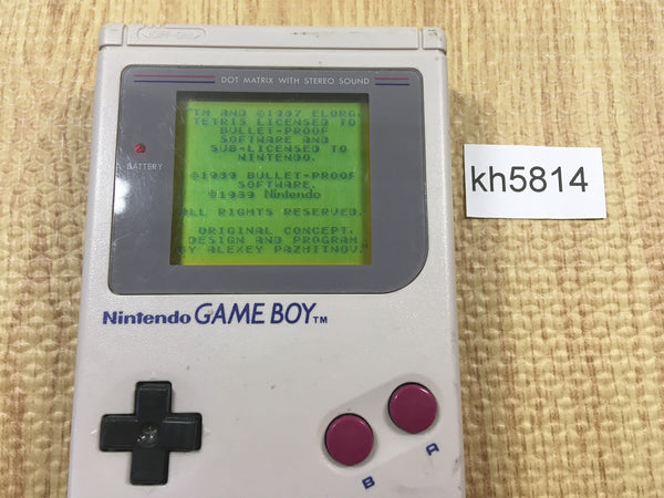 KH5814 Tested Working - GameBoy Original DMG-01 Game Boy Console Japan
