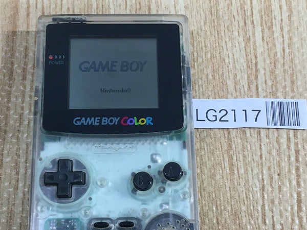LG2117 Plz Read Item Condi GameBoy Color Clear Game Boy Console Japan