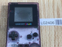 LG2406 Plz Read Item Condi GameBoy Color Clear Purple Game Boy Console Japan