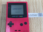 LG2582 Plz Read Item Condi GameBoy Color Red Game Boy Console Japan