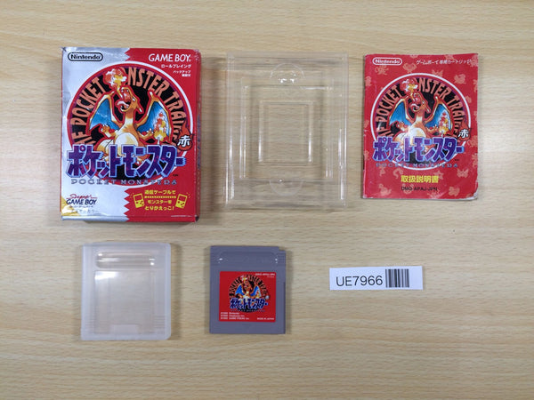 UE7966 Pokemon Red BOXED GameBoy Game Boy Japan