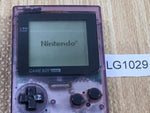 LG1029 With Defects - GameBoy Pocket Clear Purple Console Japan