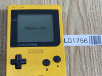 LG1756 Tested Working - GameBoy Pocket Yellow Game Boy Console Japan