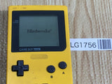 LG1756 Tested Working - GameBoy Pocket Yellow Game Boy Console Japan