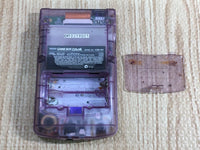 LG2406 Plz Read Item Condi GameBoy Color Clear Purple Game Boy Console Japan