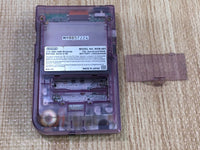 LG1029 With Defects - GameBoy Pocket Clear Purple Console Japan