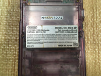 LG1029 With Defects - GameBoy Pocket Clear Purple Console Japan