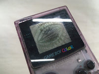LG2406 Plz Read Item Condi GameBoy Color Clear Purple Game Boy Console Japan