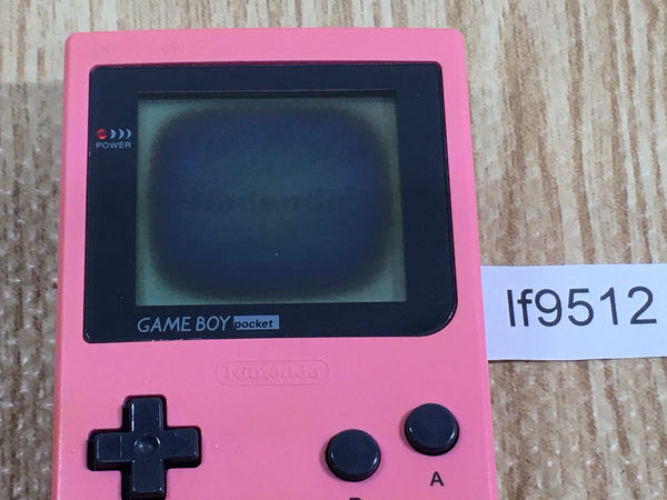 LF9512 With Defects - GameBoy Pocket Pink Game Boy Console Japan