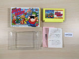 Tokorosanno Mamorumo Semerumo BOXED NES Famicom Japan - UE4334