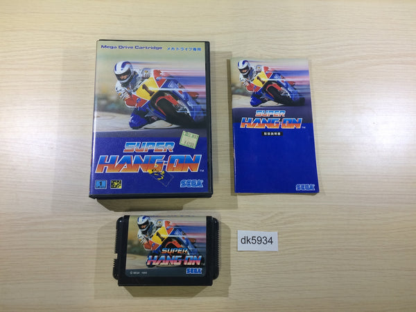 DK5934 Super Hang-On BOXED Mega Drive Genesis Japan