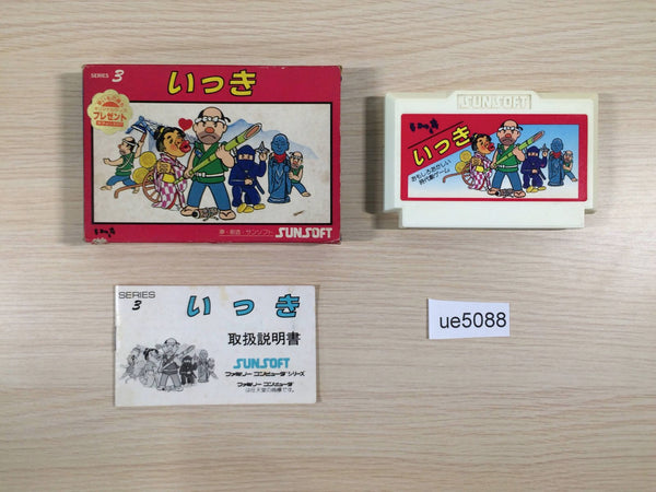 UE5088 Ikki BOXED NES Famicom Japan