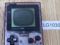 LG1030 With Defects - GameBoy Pocket Clear Purple Console Japan
