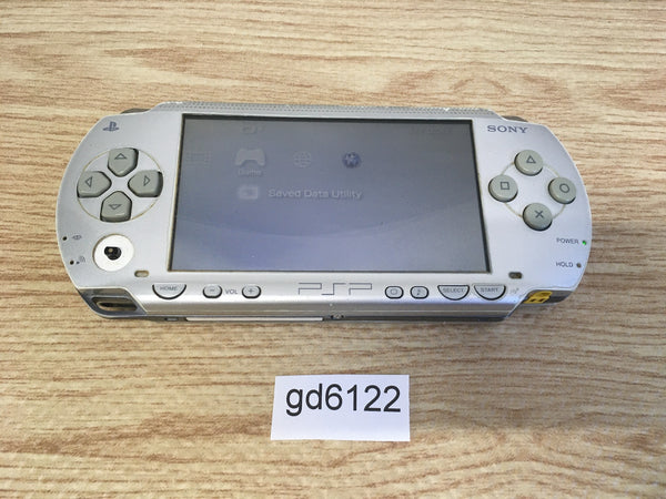 gd6122 Plz Read Item Condi PSP-1000 Silver SONY PSP Console Japan