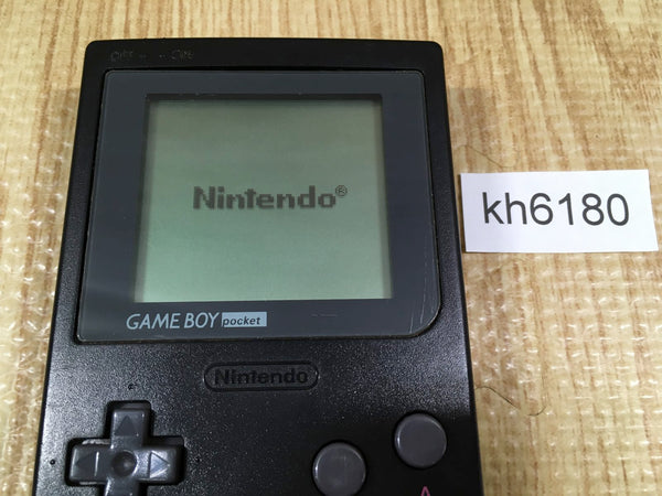KH6180 Tested Working - GameBoy Pocket Black Game Boy Console Japan