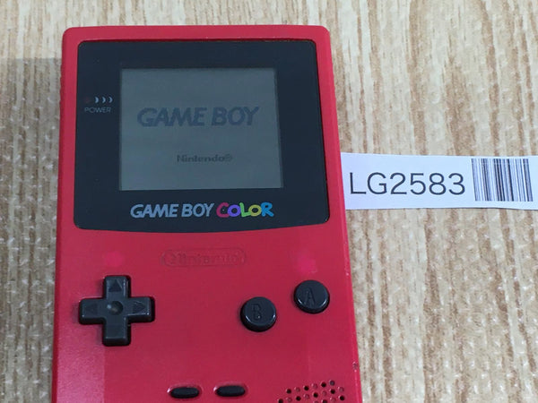 LG2583 GameBoy Color Red Game Boy Console Japan
