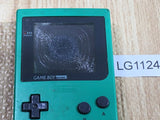 LG1124 With Defects - GameBoy Pocket Green Game Boy Console Japan