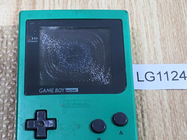 LG1124 With Defects - GameBoy Pocket Green Game Boy Console Japan