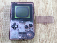 LG1030 With Defects - GameBoy Pocket Clear Purple Console Japan