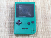LG1124 With Defects - GameBoy Pocket Green Game Boy Console Japan