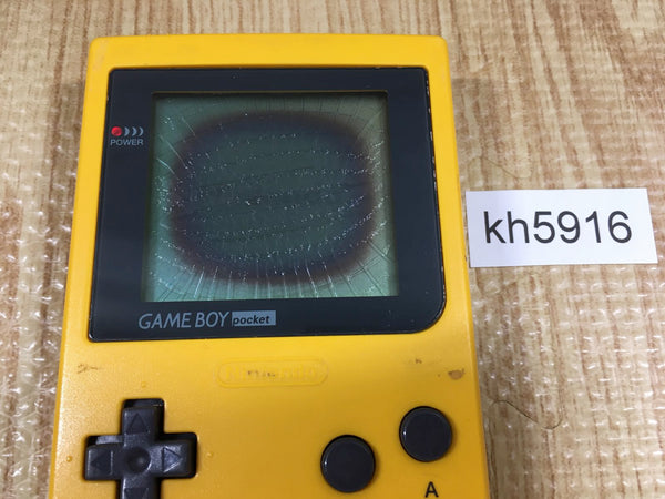 KH5916 With Defects - GameBoy Pocket Yellow Game Boy Console Japan
