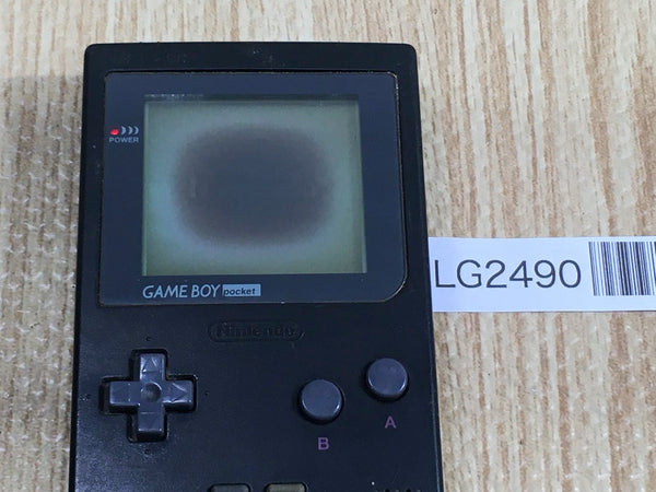 LG2490 Plz Read Item Condi GameBoy Pocket Black Game Boy Console Japan