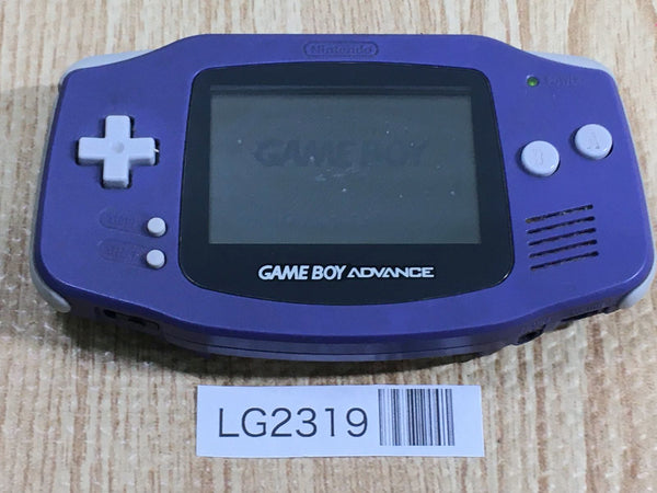 LG2319 Plz Read Item Condi GameBoy Advance Violet Game Boy Console Japan