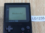 LG1235 With Defects - GameBoy Pocket Black Game Boy Console Japan