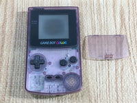 LG2221 Plz Read Item Condi GameBoy Color Clear Purple Game Boy Console Japan