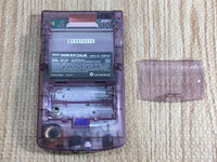 LG2221 Plz Read Item Condi GameBoy Color Clear Purple Game Boy Console Japan