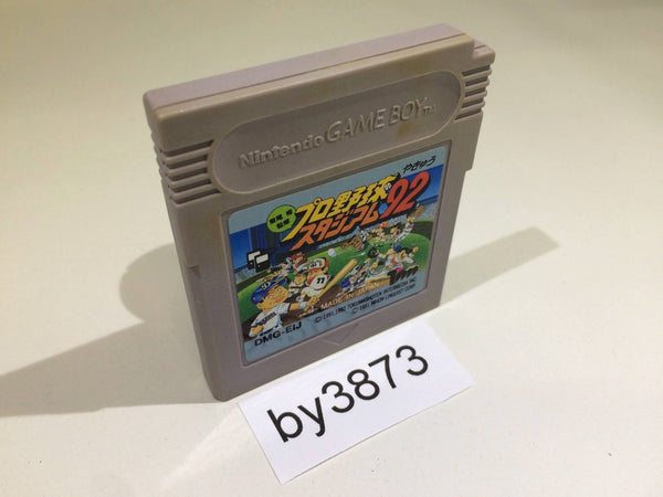 BY3873 Higashio Osamu Kanshuu Pro Yakyuu Stadium 92 Baseball GameBoy Japan