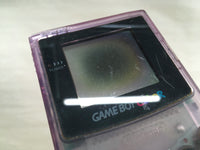 LG2221 Plz Read Item Condi GameBoy Color Clear Purple Game Boy Console Japan
