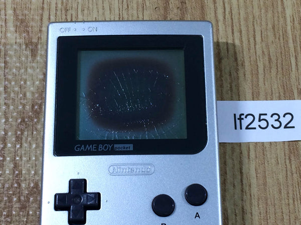 lf2532 Plz Read Item Condi GameBoy Pocket Silver Game Boy Console Japan