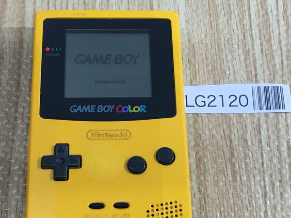 LG2120 Plz Read Item Condi GameBoy Color Yellow Game Boy Console Japan