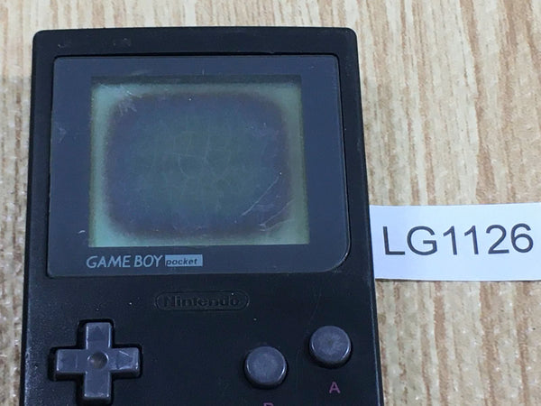LG1126 With Defects - GameBoy Pocket Black Game Boy Console Japan