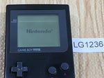 LG1236 With Defects - GameBoy Pocket Black Game Boy Console Japan
