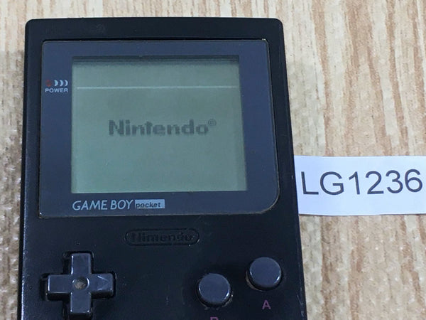LG1236 With Defects - GameBoy Pocket Black Game Boy Console Japan