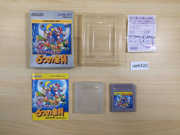 UE6420 Super Mario Land 2 6 Golden Coins BOXED GameBoy Game Boy Japan