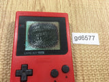 GD6577 With Defects - GameBoy Pocket Red Game Boy Console Japan