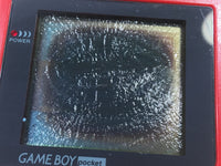 GD6577 With Defects - GameBoy Pocket Red Game Boy Console Japan