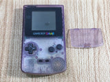 LG2222 Plz Read Item Condi GameBoy Color Clear Purple Game Boy Console Japan